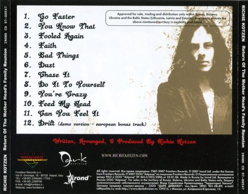 Richie Kotzen - Return of the mother headґs family reunion (2007)