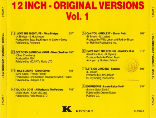 VA - 12 Inch. Original Versions Vol. 1 (1993)