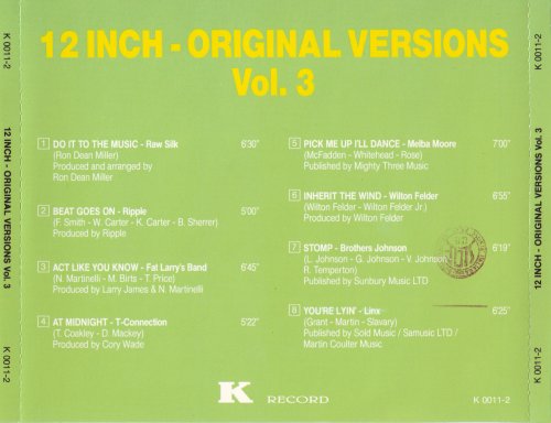 VA - 12 Inch. Original Versions Vol. 3 (1993)