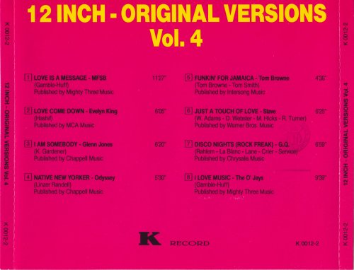 VA - 12 Inch. Original Versions Vol. 4 (1993)