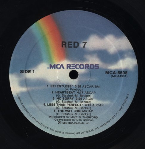 Red 7 - Red 7 (1985) LP