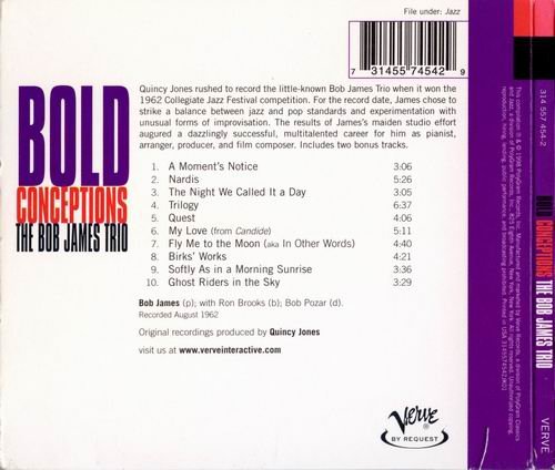 The Bob James Trio - Bold Conceptions (1963) CD Rip