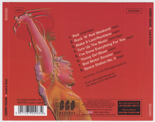 Sammy Hagar - Loud & Clear (Remastered) (2010) CD-Rip