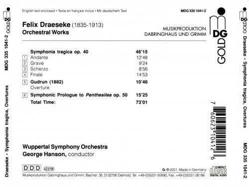 George Hanson - Draeseke: Symphonia Tragica / Symphonic Prologue / Overture (2001)