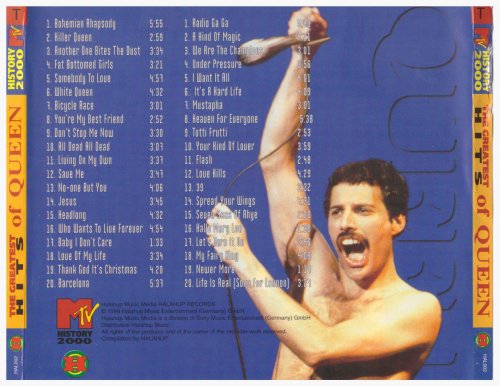 Queen - MTV History 2000: The Greatest Hits I & II (1999) CD-Rip