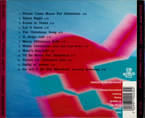 Marianne Antonsen - Soulful Christmas Songs (2000)