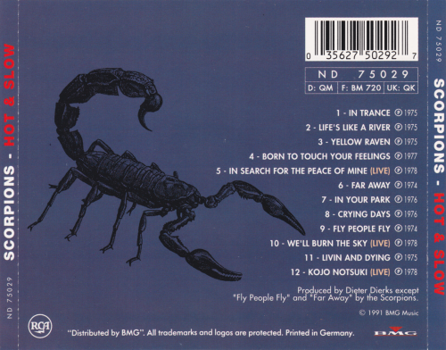 Scorpions - Hot & Slow: The Best Of The Ballads (1991) CD-Rip