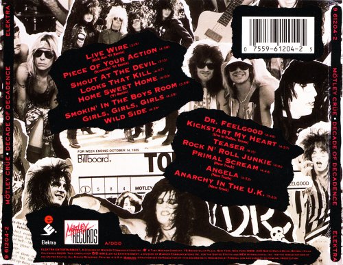 Motley Crue - Decade Of Decadence '81-'91 (1991) CD-Rip