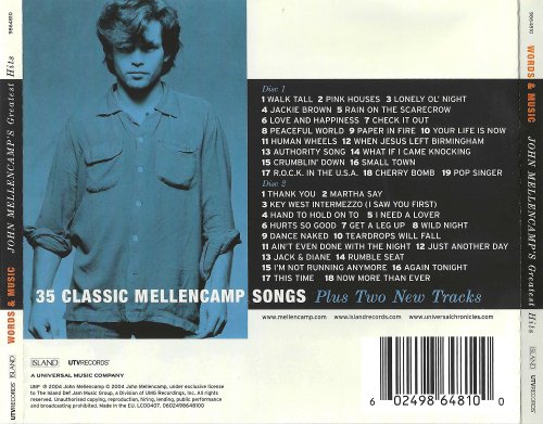 John Mellencamp - Words & Music: John Mellencamp's Greatest Hits (2004)