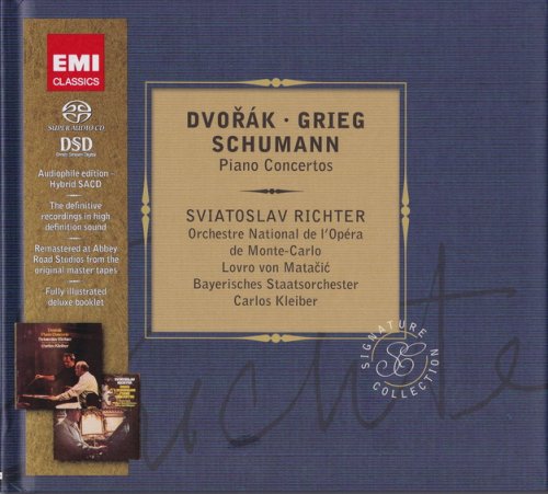 Sviatoslav Richter - Dvorak, Grieg, Schumann: Piano Concertos (2012) [SACD]