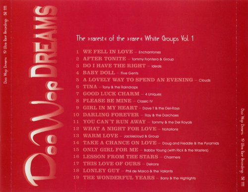 VA - Doo Wop Dreams: The 'Rarest' Of The 'Rare' White Groups Vol.1 (1994)