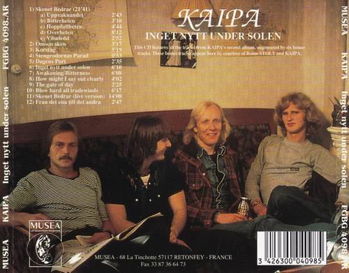 Kaipa - Inget Nytt Under Solen (1976)