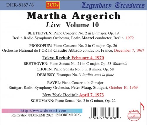 Martha Argerich Martha Argerich Live Vol 10 2023 1447