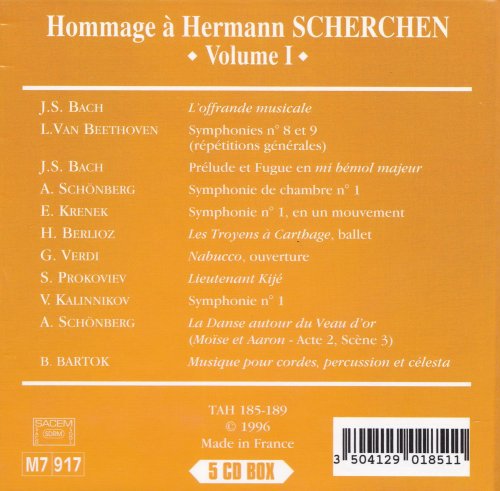 Hermann Scherchen - A Tribute to Hermann Scherchen: he Best-Known Unknown (1996)