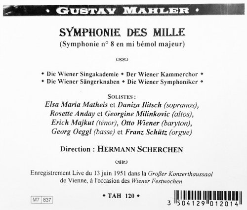 Hermann Scherchen - Mahler: Symphonie n°8 (1995)