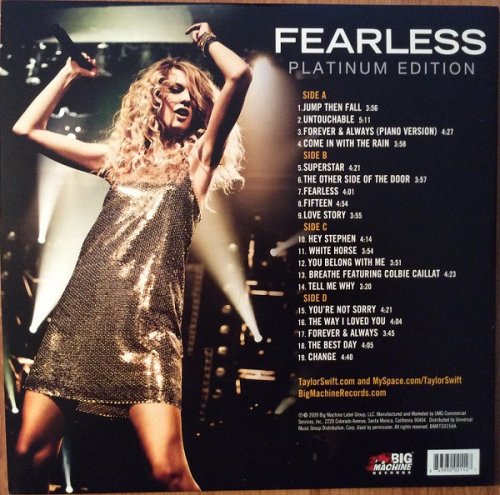 Taylor Swift - Fearless (Platinum Edition) (2016) LP