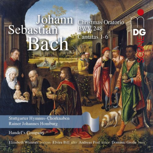 Elizabeth Wimmer, Elvira Bill, Andreas Post, Dominic Grosse, Stuttgarter Hymnus-Chorknaben, Handel's Company, Rainer Johannes Homburg - Bach: Christmas Oratorio, BWV 248 (2020)