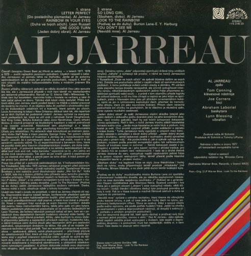 Al Jarreau - Look To The Rainbow (1980) LP