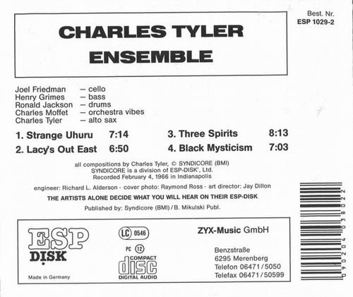 Charles Tyler Ensemble - Charles Tyler Ensemble (2009)