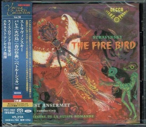 Ernest Ansermet - Stravinsky: The Firebird, Pulcinella, The Rite Of Spring (1955-1964) [2022 SACD Vintage Collection]