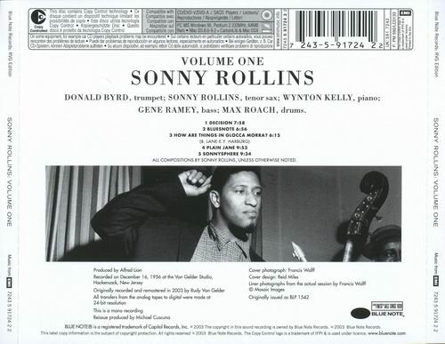 Sonny Rollins - Volume One (1956){RVG Edition}