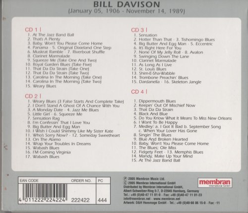 Wild Bill Davison - Quadromania (4CD, 2005)