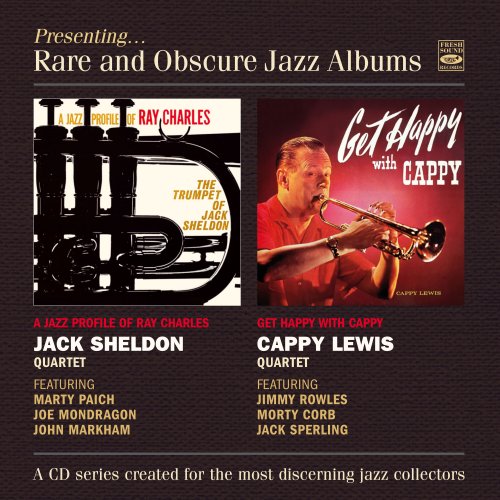 Jack Sheldon & Cappy Lewis - A Jazz Profile of Ray Charles + Get Happy with Cappy Lewis (2 LP on 1 CD) (2022)