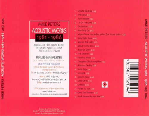 Mike Peters - Acoustic Works 1981-1986 (1997) CD-Rip