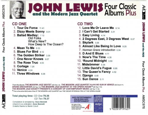 John Lewis - Four Classic Albums Plus (2009)