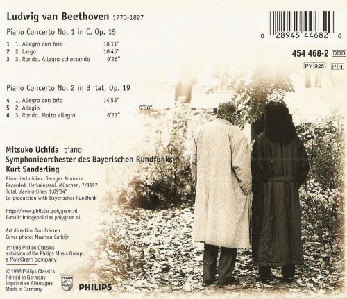 Mitsuko Uchida, Kurt Sanderling - Beethoven: Piano Concertos Nos.1 & 2 (1998) CD-Rip