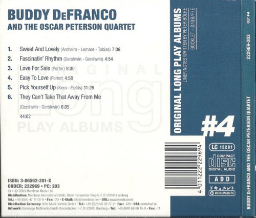 Buddy De Franco And The Oscar Peterson Quartet - Buddy De Franco And The Oscar Peterson Quartet (2005)