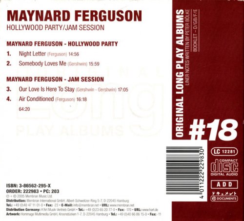 Maynard Ferguson - Hollywood Party / Jam Session (2005)