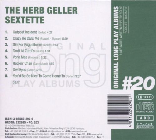 The Herb Geller Sextette - The Herb Geller Sextette (2005)