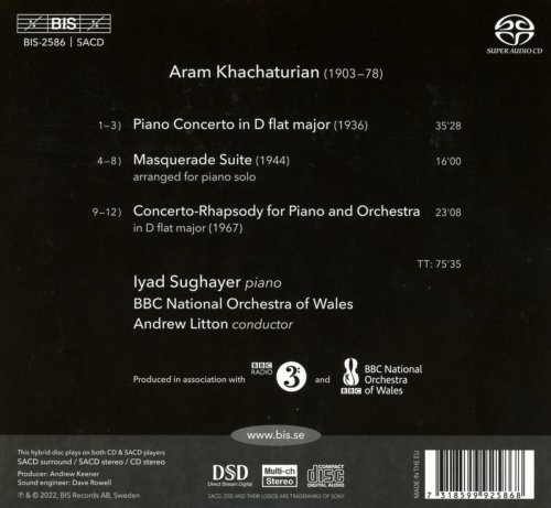 Iyad Sughayer, Andrew Litton - Khachaturian: The Concertante Works for Piano (2022) [SACD]