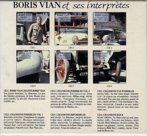 VA - Boris Vian et ses interprètes (6 CD box) (1991)