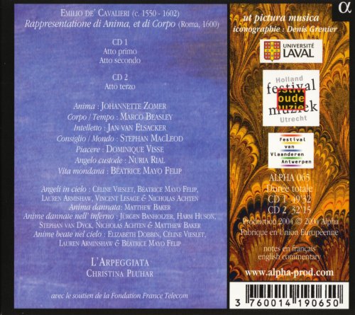 Marco Beasley, Johannette Zomer, Nuria Rial, Christina Pluhar - Cavalieri: Rappresentatione di Anima et di Corpo (1995)