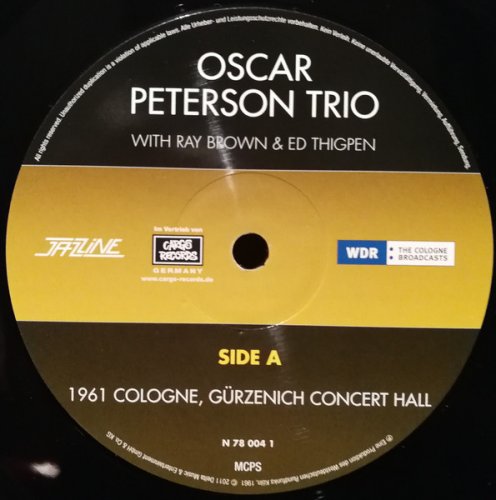 Oscar Peterson Trio With Ray Brown & Ed Thigpen - 1961, Cologne Gürzenich Concert Hall (2011) LP