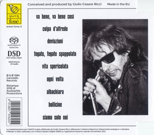 Vasco Rossi - Va Bene, Va Bene Cosi' (1984) [2016 SACD]