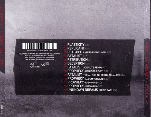 Front Line Assembly - Plasticity (2012) CD-Rip