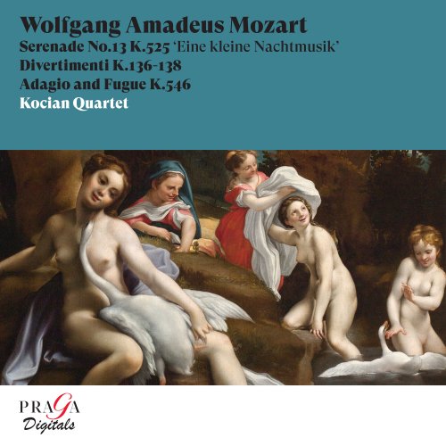 Kocian Quartet - Wolfgang Amadeus Mozart: Eine kleine Nachtmusik, K. 525, Divertimenti, K. 136-138, Adagio and Fugue, K. 546 (2023) [Hi-Res]