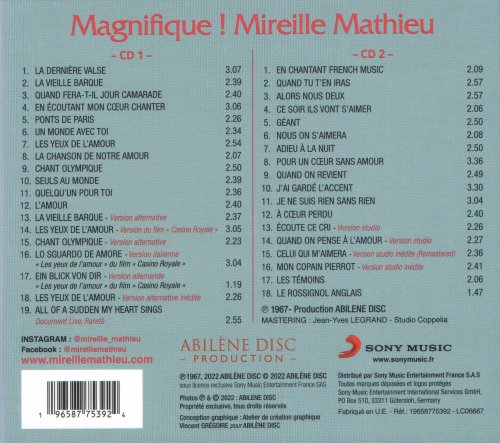 Mireille Mathieu - Magnifique! (2022)