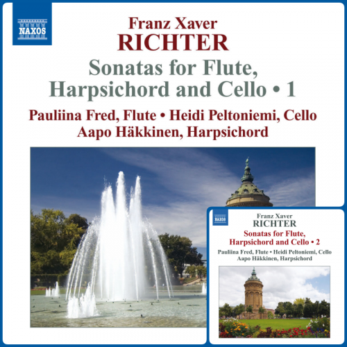 Pauliina Fred, Heidi Peltoniemi, Aapo Hakkinen - Richter: Sonatas for Flute, Harpsichord and Cello, Vol. 1-2 (2010-2011)