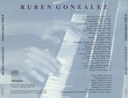 Ruben Gonzalez - Indestructible (1997) FLAC