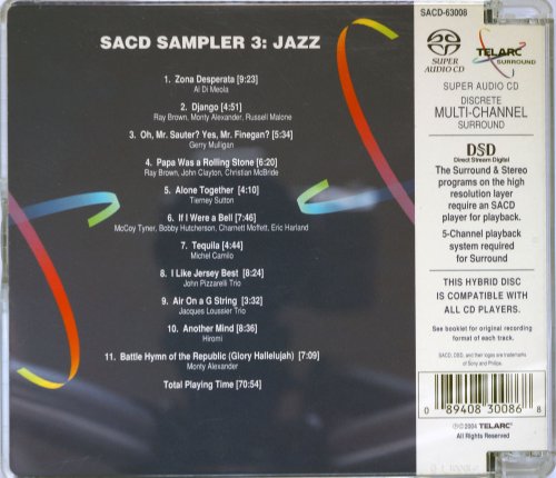 VA - Telarc SACD Sampler 3: Jazz (2004) [SACD]