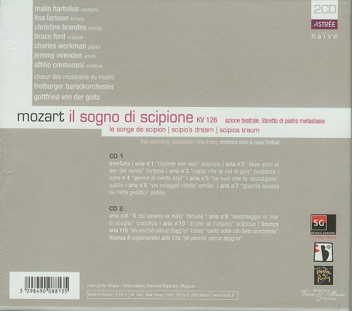 Malin Hartelius, Lisa Larsson, Bruce Ford, Gottfried von der Goltz - Mozart: Il sogno di Scipione (2000)