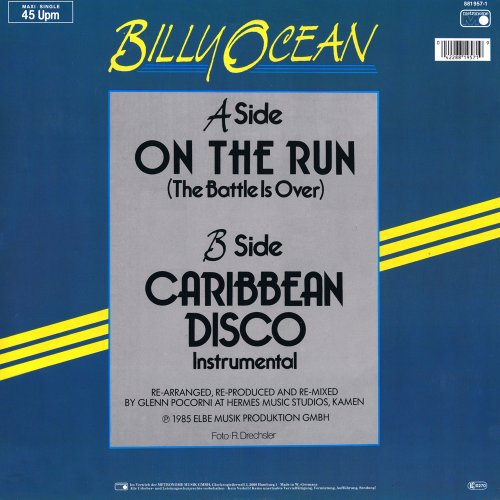 Billy Ocean - On The Run (German 12") (1985)