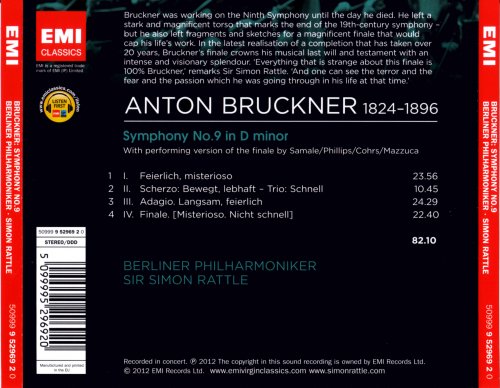 Berliner Philharmoniker, Sir Simon Rattle - Bruckner: Symphony No.9 (2012)