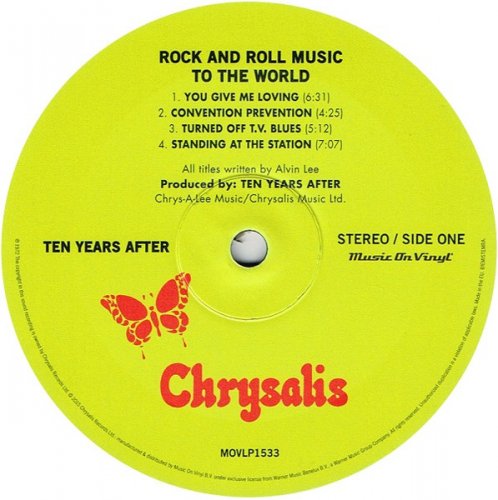 Ten Years After - Rock & Roll Music To The World (Reissue 2015) LP