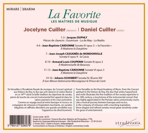 Jocelyne Cuiller, Daniel Cuiller - La Favorite, les Maîtres de Musique (2023) [Hi-Res]