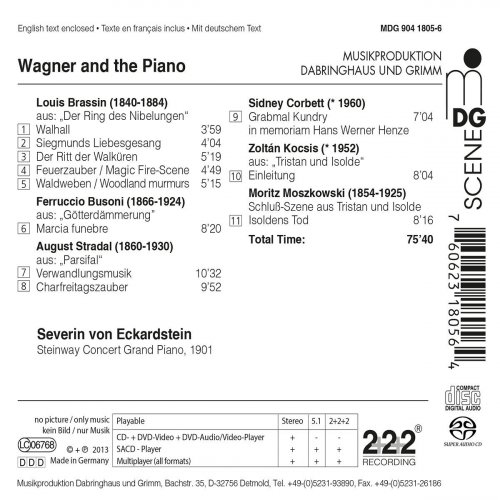 Severin von Eckardstein - Wagner: Wagner And The Piano (2013) [SACD]